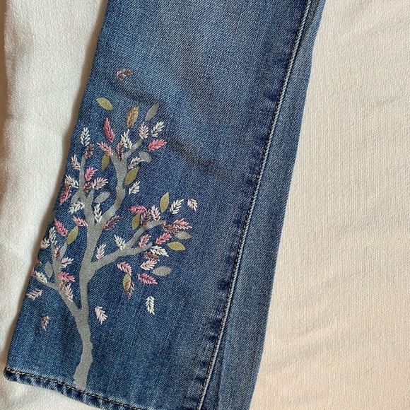 GAP Girl  Flare Jeans in Classic Blue - Picture 6 of 6